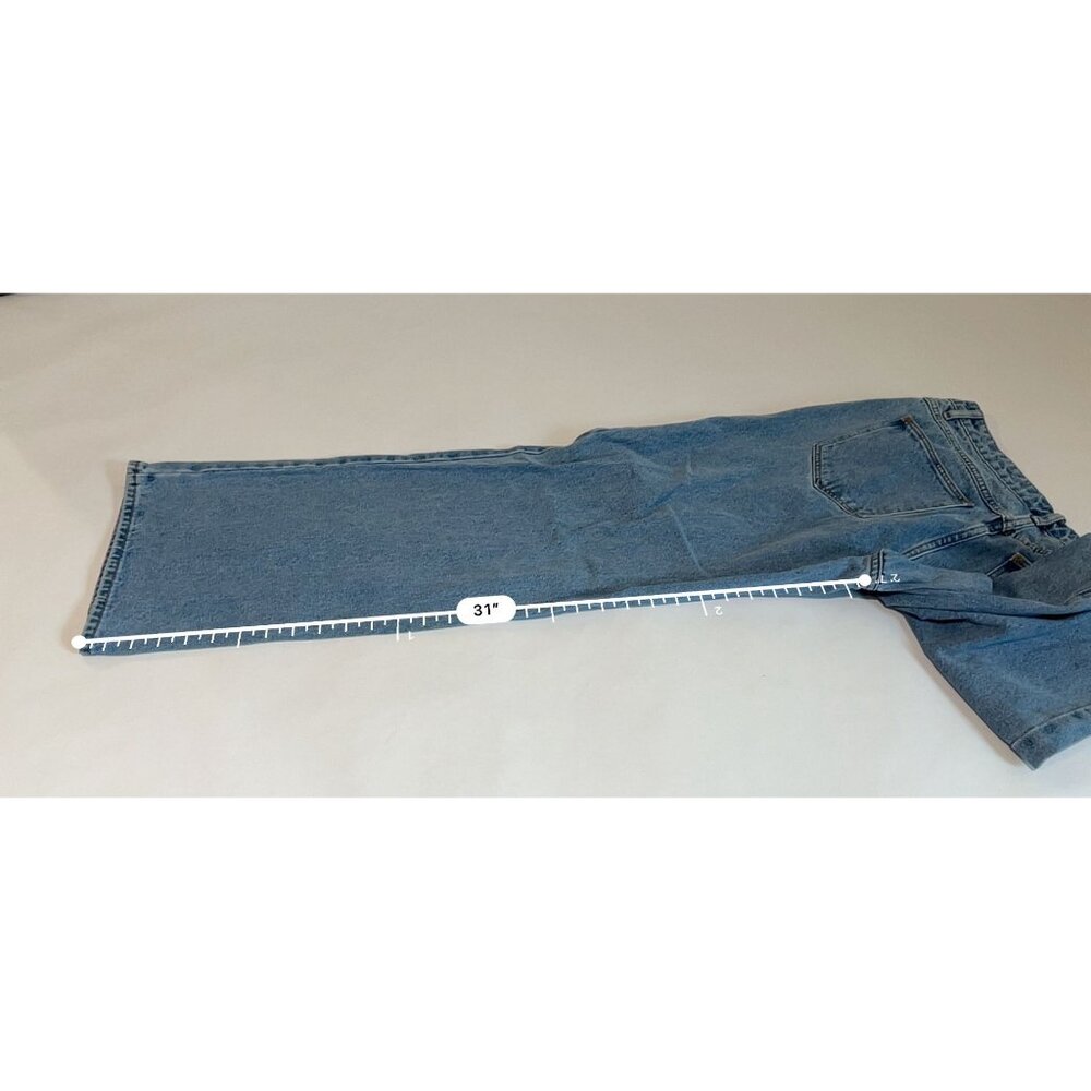 Abrand 99 Low Baggy Jeans in Blue - Picture 3 of 5